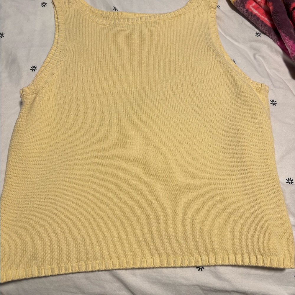 Yellow tank top